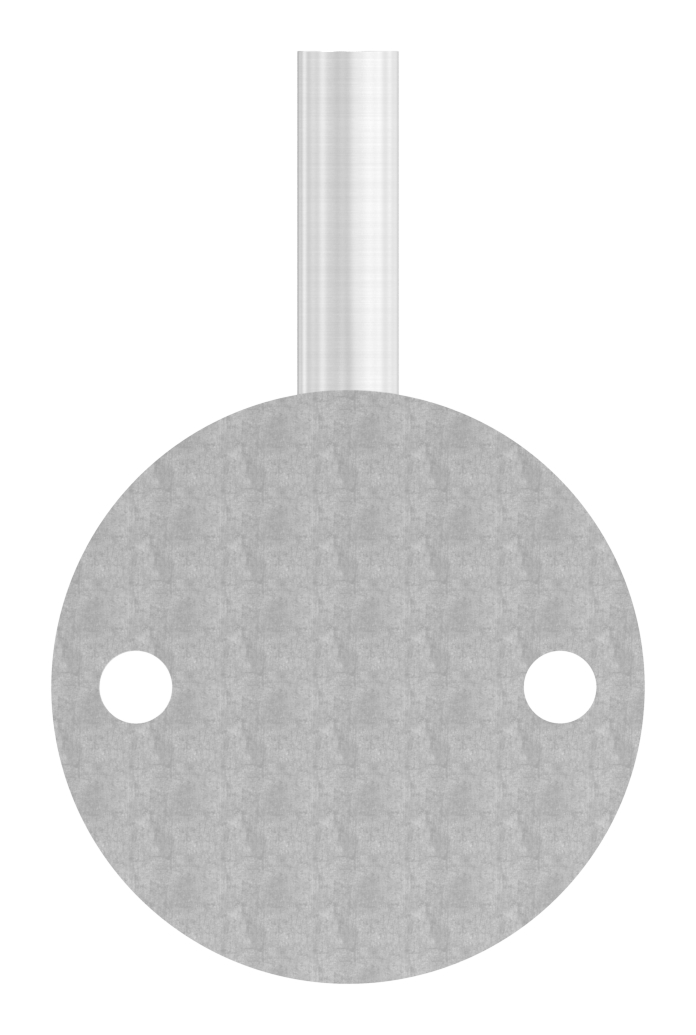 Handlaufhalter zum Anschweißen (Ronde und Bügel verschweißt), V2A