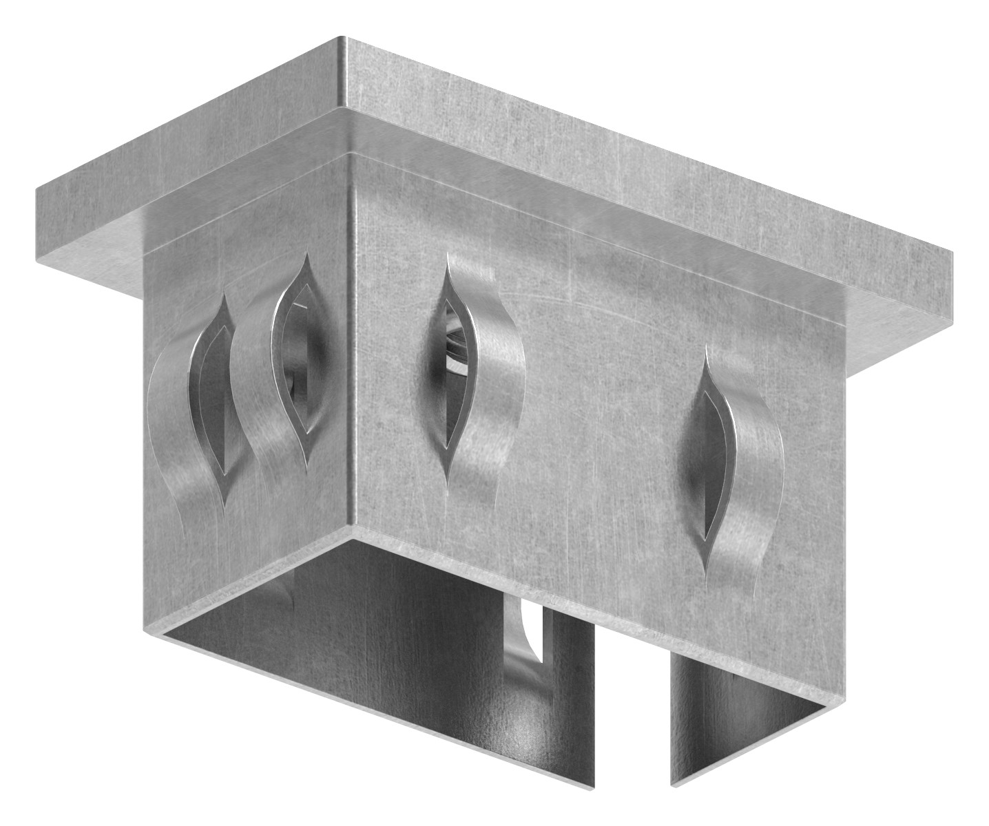 Stahleinschlagkappe, für, Rechteckrohr 50x30mm