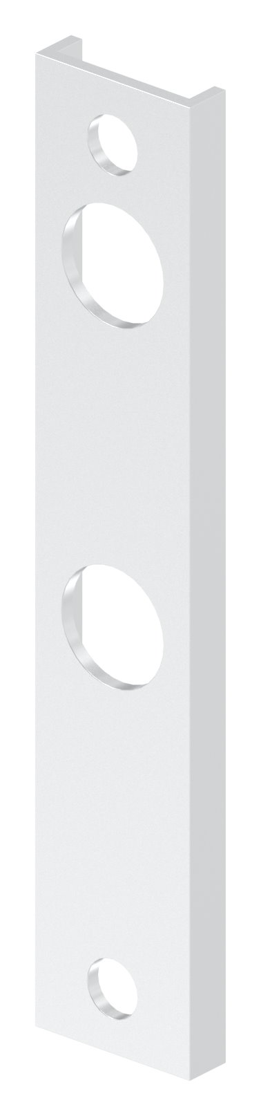 Adapter für Gittertorschlösser GTS2, für Rundrohre Ø 33 - 60mm, silber