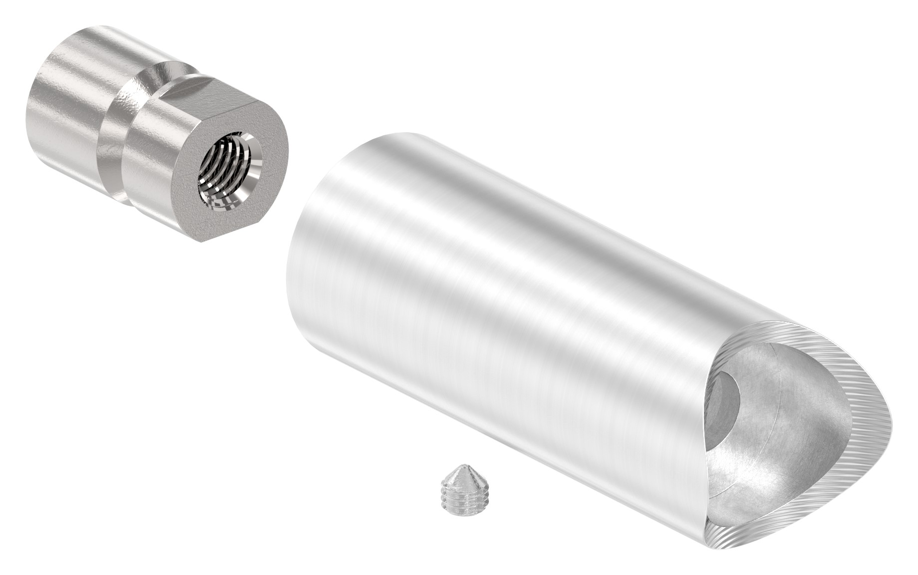 Rohrabstandshalter - für Rohranschluss 26,9mm, V2A Rohrabstandshalter - für Rohranschluss 26,9mm, V2A
