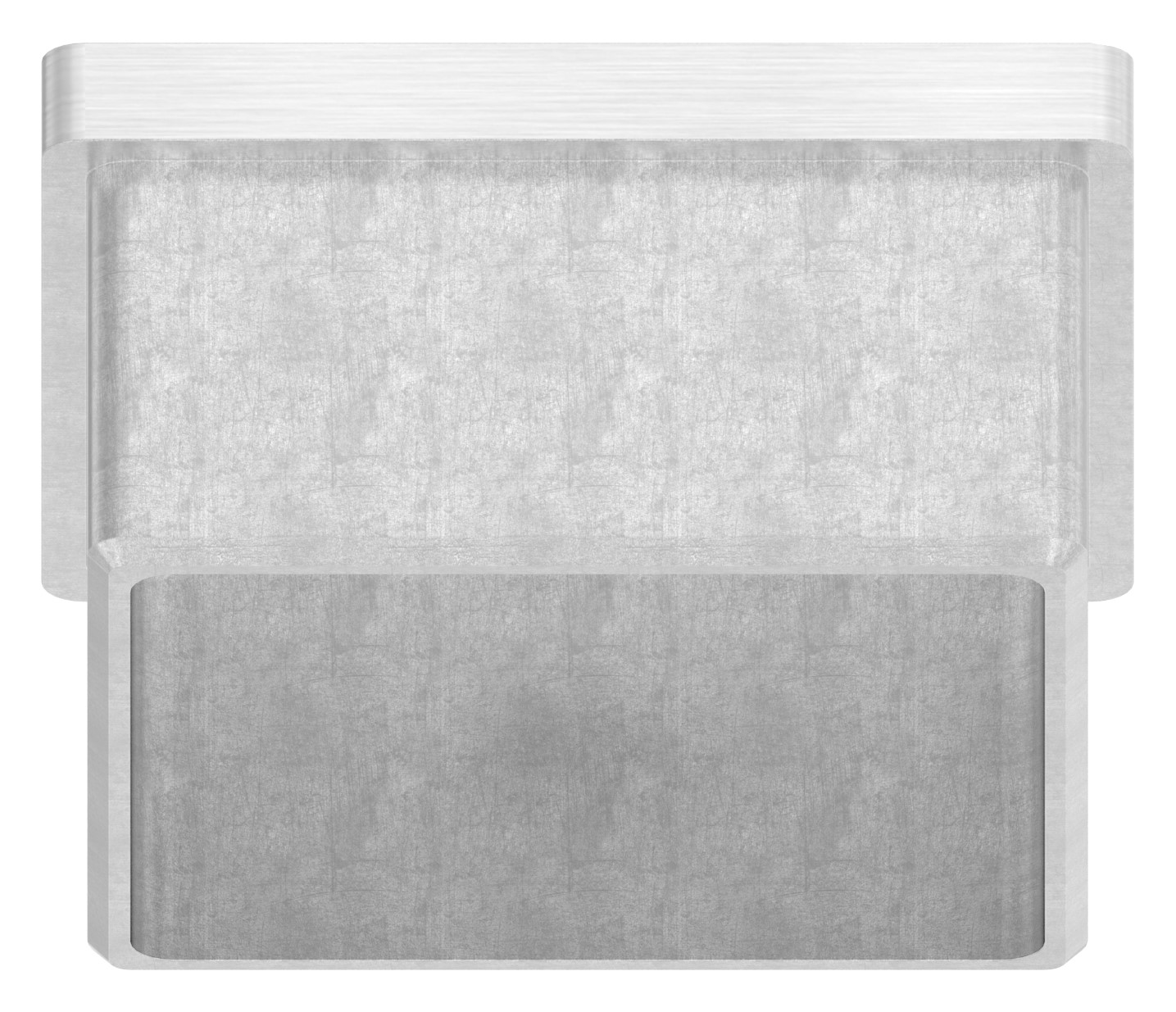 Einsteckkappe, für Rohr 50x50x2,0mm, V4A