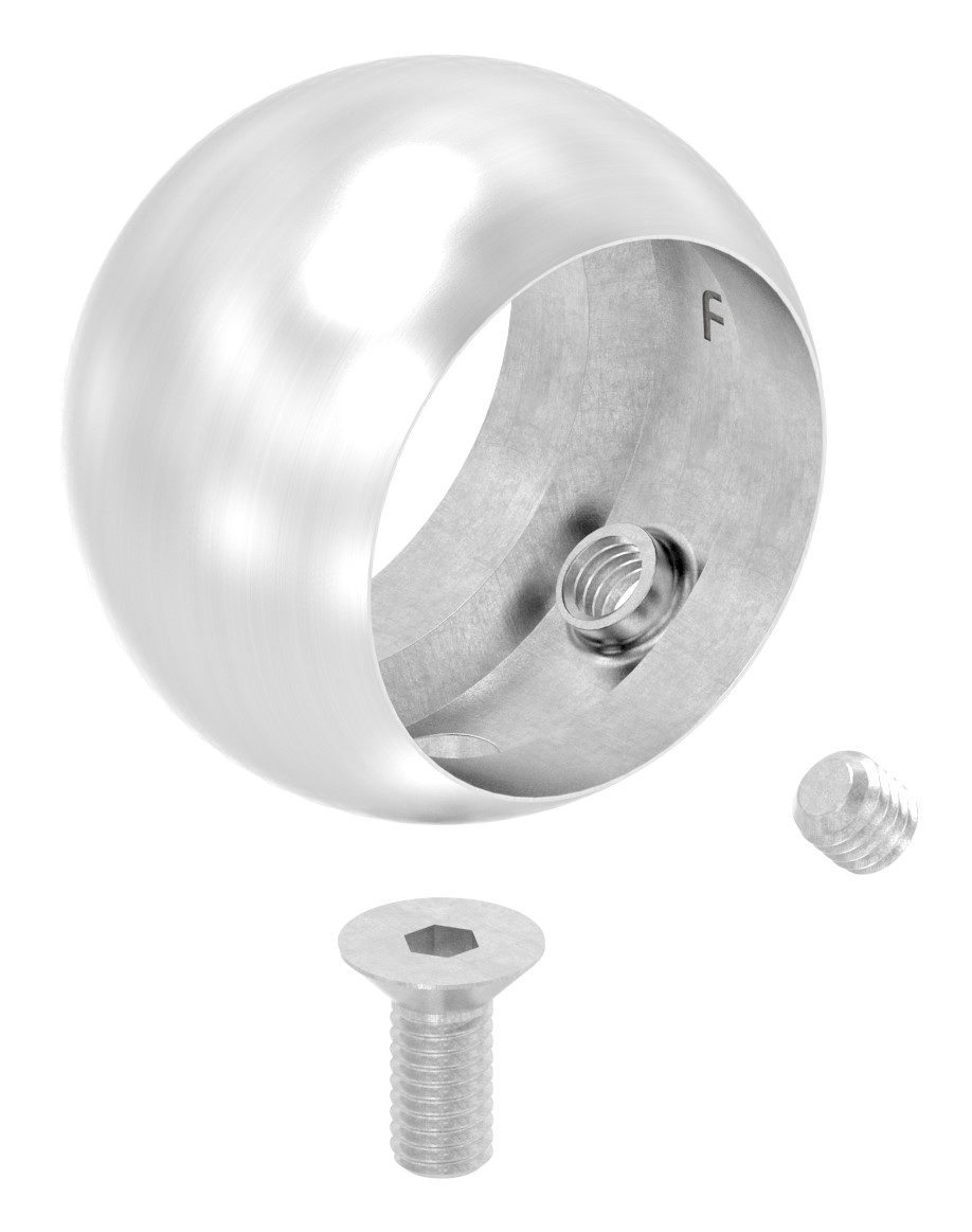 Kugelring für Handlaufhalter, 33,7mm, V2A