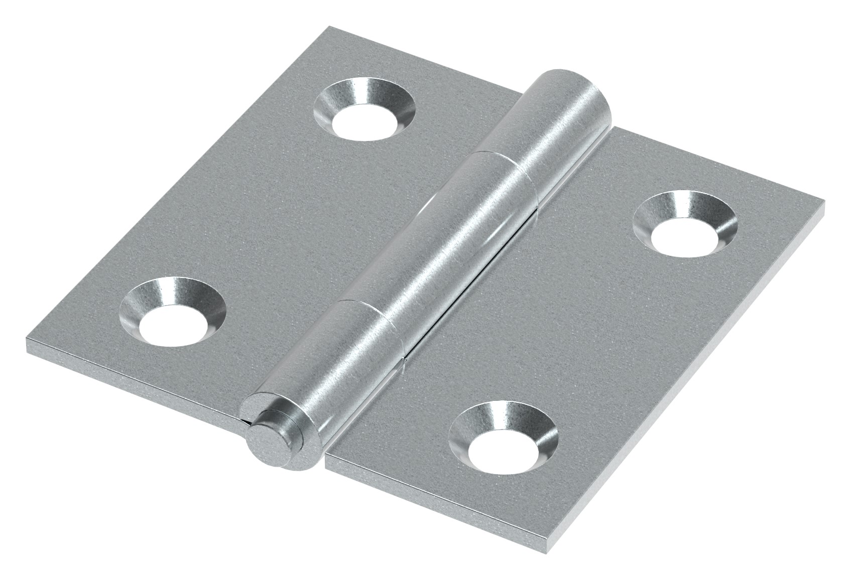 Scharnier 50x50mm mit herausnehmbaren Zapfen