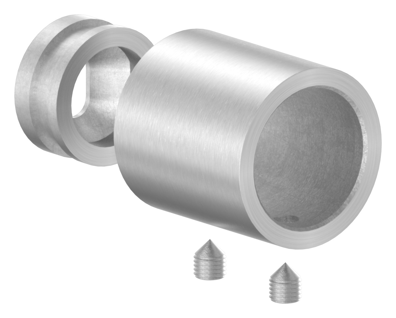 Wandbefestigung für Rohr 21,3mm, V2A Wandbefestigung für Rohr 21,3mm, V2A