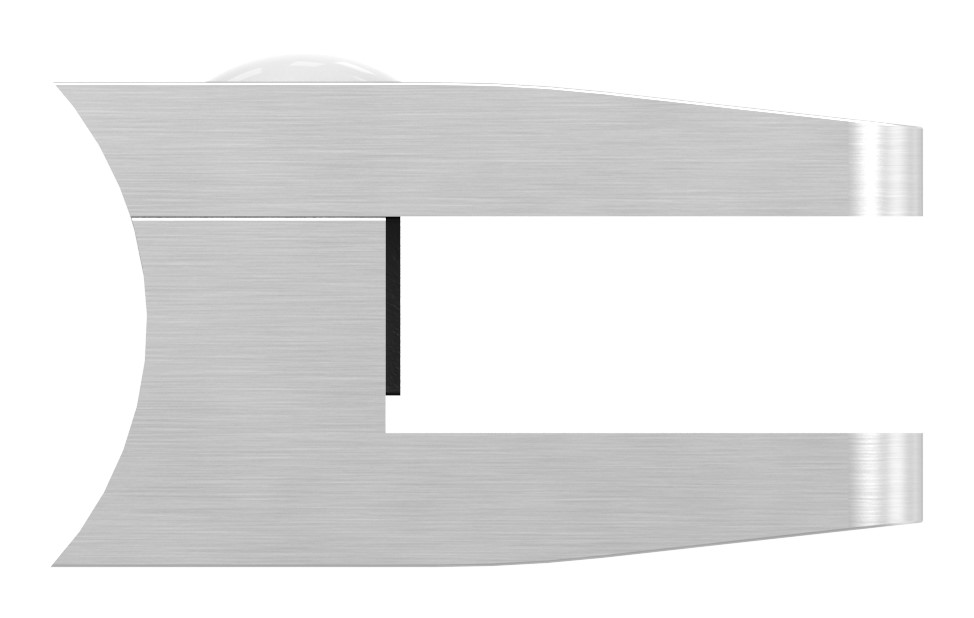 Glasklemme Mod. 34, Anschluss: 48,3mm, V4A Glasklemme Mod. 34, Anschluss: 48,3mm, V4A