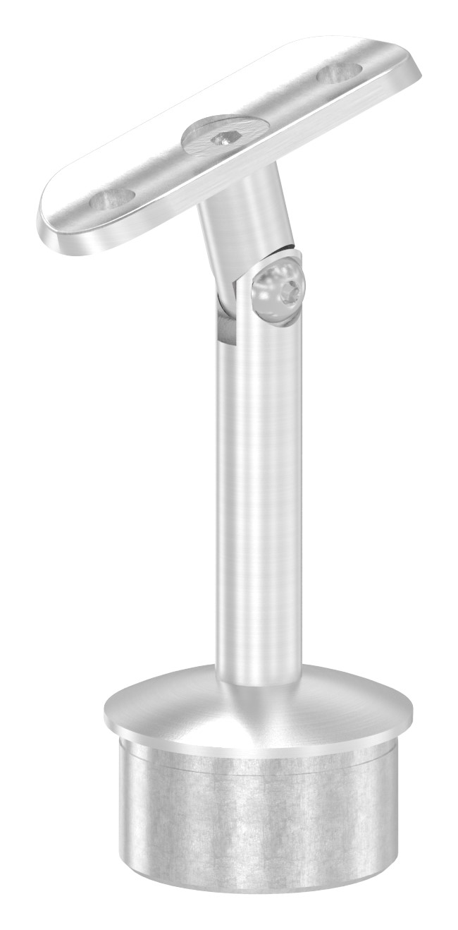 Rohrabschlussstopfen für Rohr 42,4x2,0mm, Handlaufanschlussplatte: 42,4mm, V2A