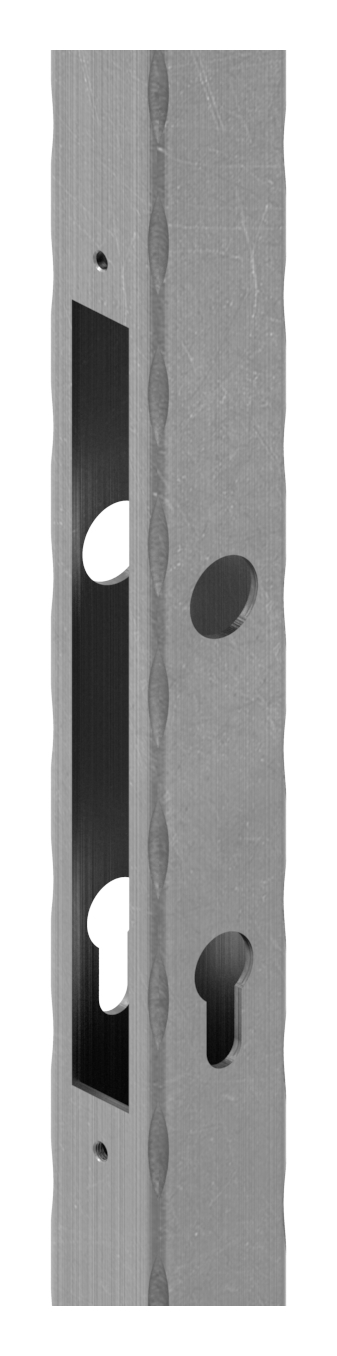 Schlossrohr 40x40x3,0 gehämmert, L:2000mm Schlossrohr 40x40x3,0 gehämmert, L:2000mm