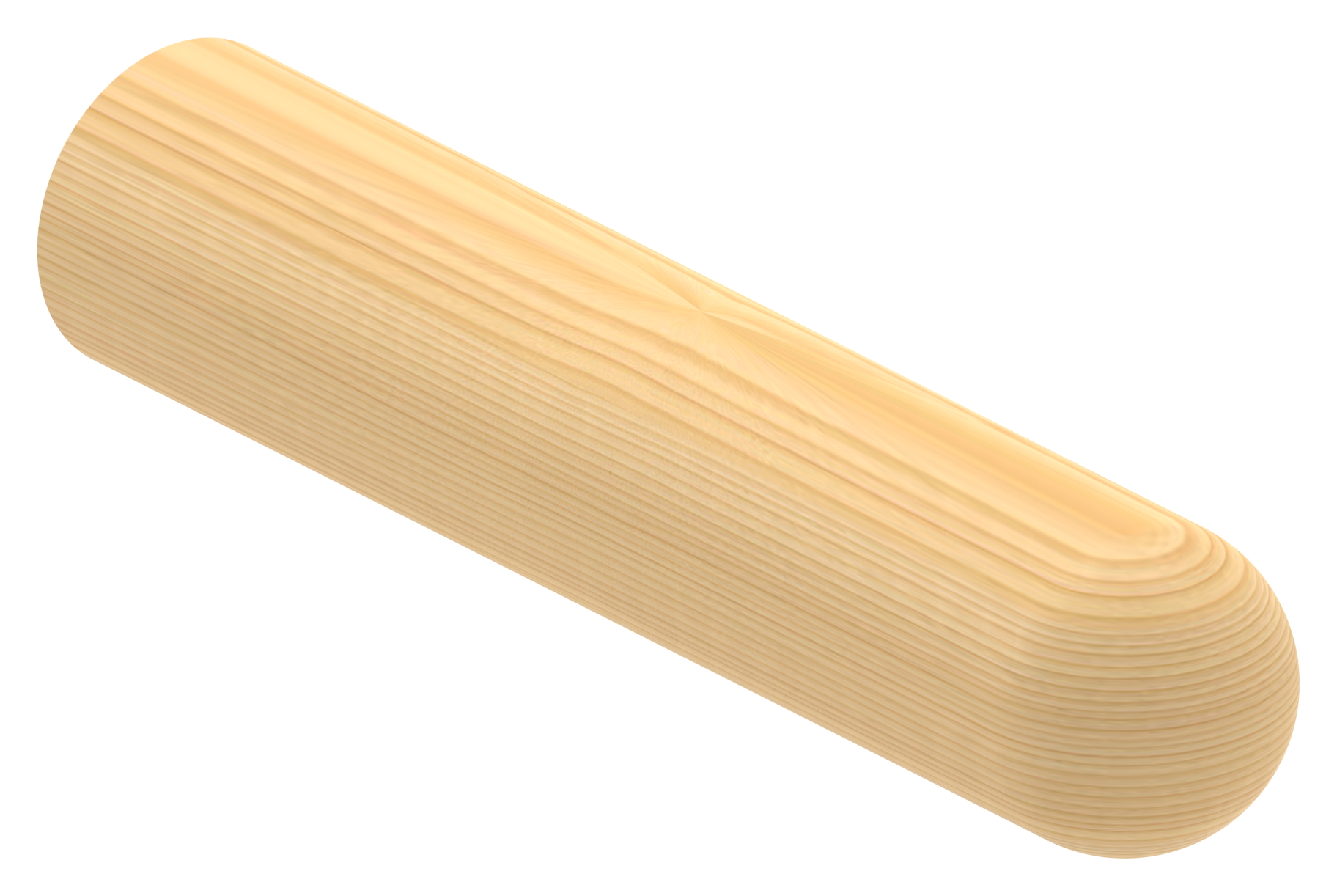 Holzhandlauf Lerche Ø 42mm, Länge 200mm, lackiert