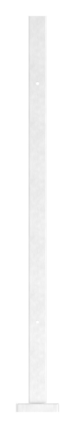 Edelstahlpfosten V2A zur Bodenmontage, H: 880mm