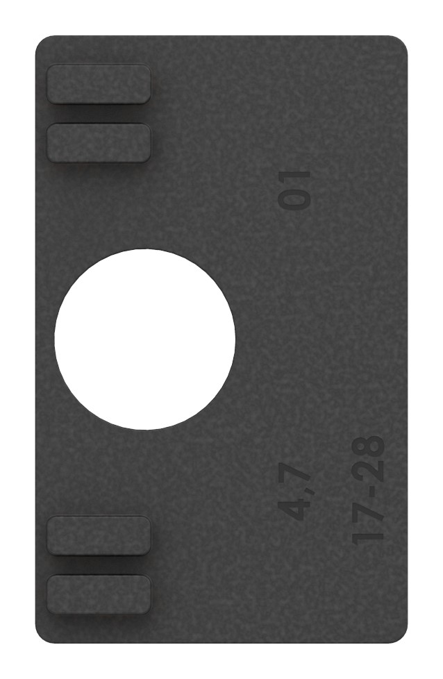 Gummi für Mod. 27, ESG-Glas 6mm Gummi für Mod. 27, ESG-Glas 6mm