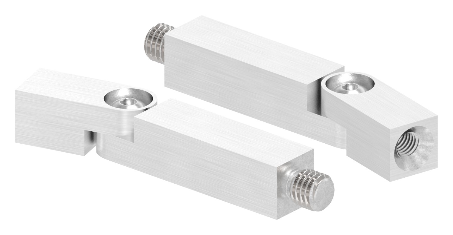 Gelenkstift aus 12x12mm, L: 68mm, V2A