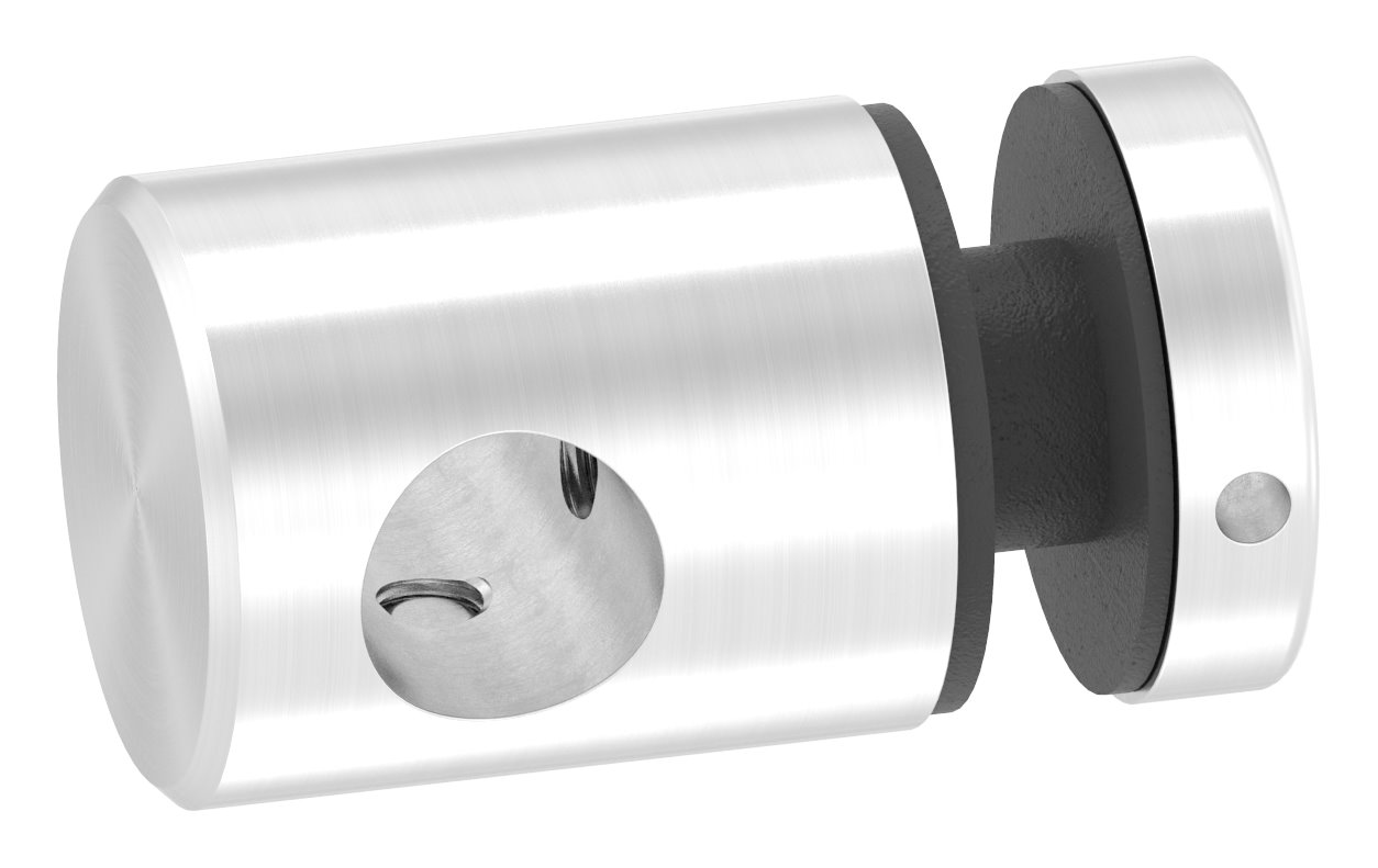 Querstab-Glashalter Ø25mm für 12mm Rund, für Glas 6-12,76mm, V2A Querstab-Glashalter Ø25mm für 12mm Rund, für Glas 6-12,76mm, V2A