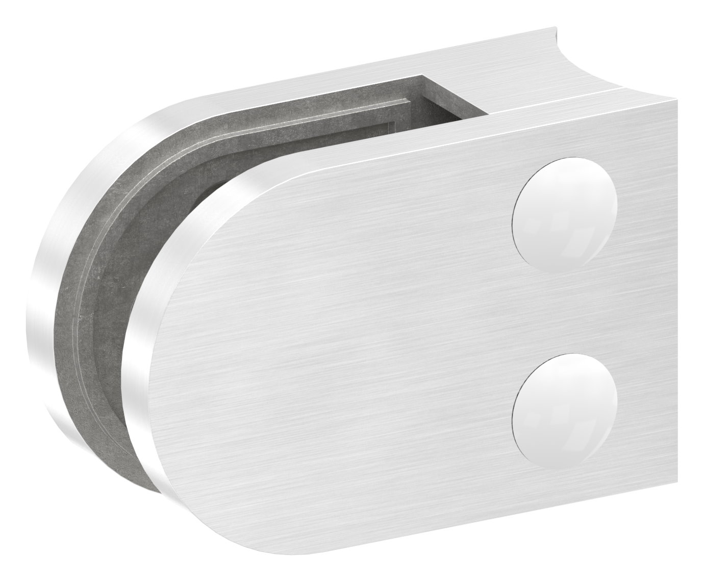 Glasklemme Mod. 32, Anschluss: 42,4mm, V2A Glasklemme Mod. 32, Anschluss: 42,4mm, V2A