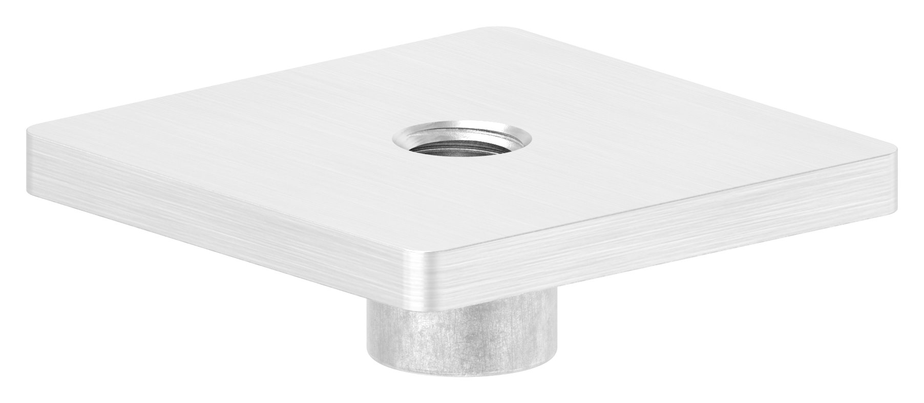 Platte, 40x40mm, M8, V2A