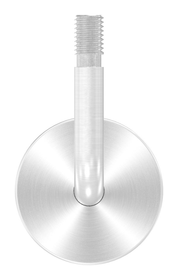 Handlaufhalter Außengewinde inkl. Abdeckrosette (Ronde und Bügel verschweißt), V2A