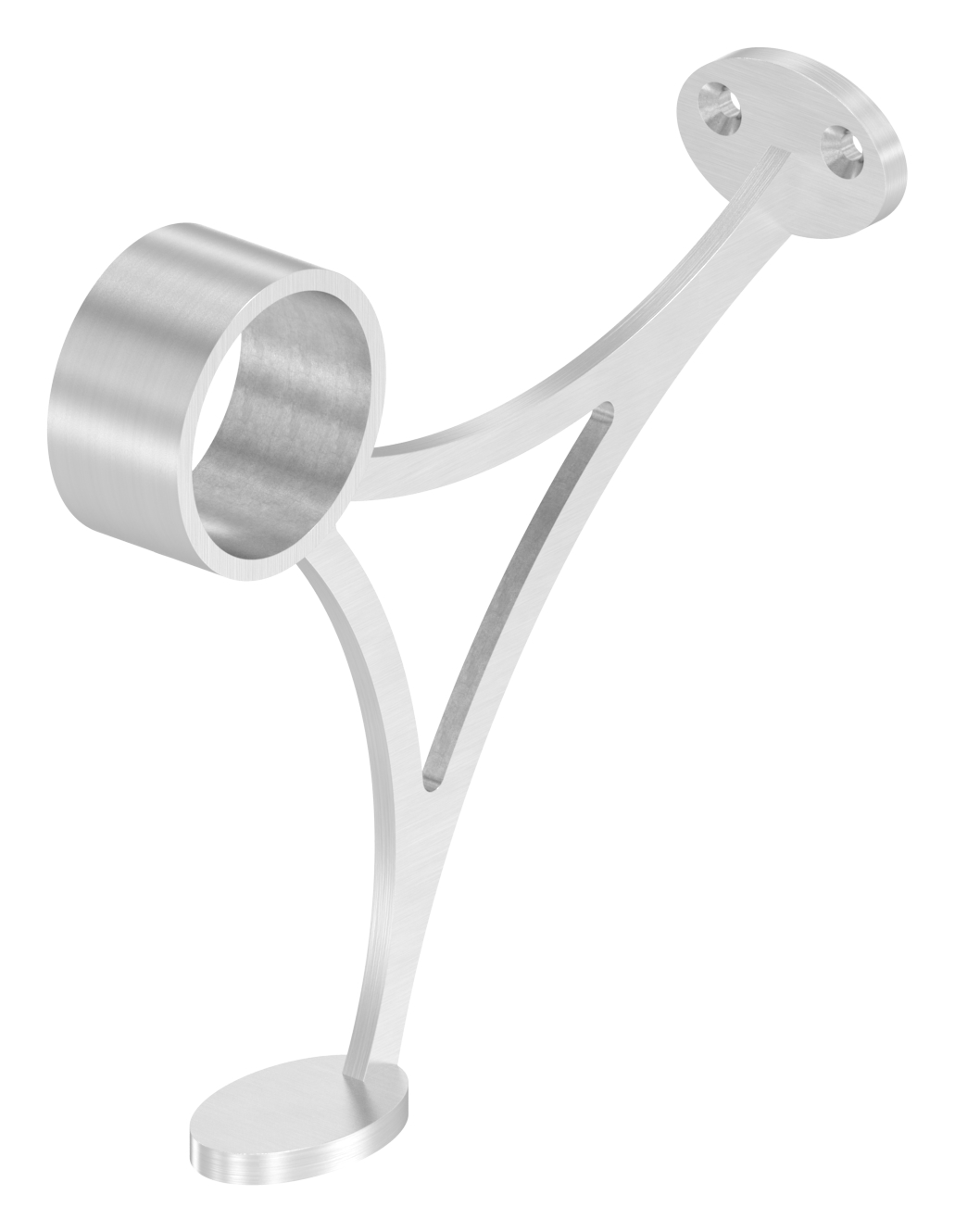Fußlaufstütze, für Rohr 48,3mm, V2A Fußlaufstütze, für Rohr 48,3mm, V2A