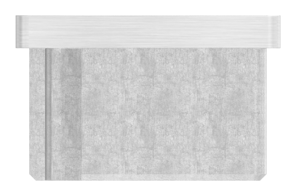 Einsteckkappe, für Rohr 80x40x2,0mm, V4A