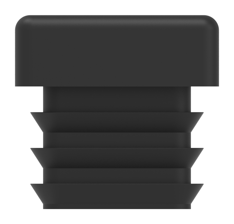 Kunststoffkappe für Quadratrohr 25x25mm