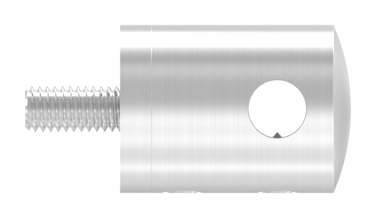 Seilhalter, für 6mm Seil, Anschluss: gerade, V2A