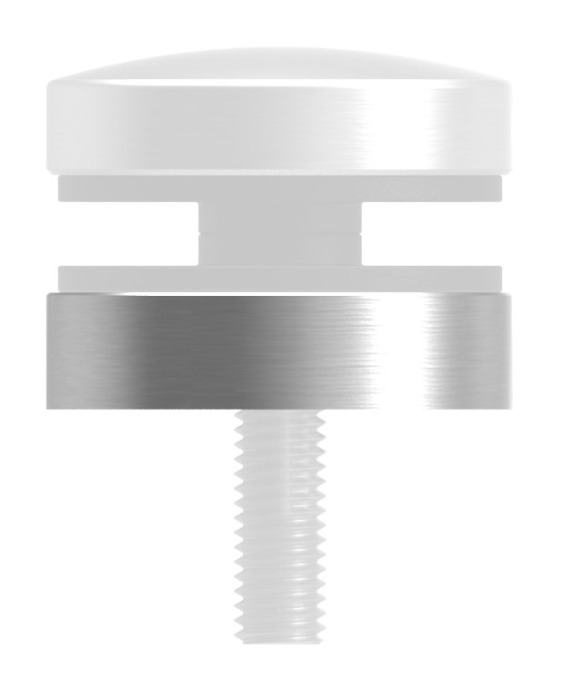 Unterteil Ø 40mm, mit Durchgangsbohrung , t: 10mm, V2A Unterteil Ø 40mm, mit Durchgangsbohrung , t: 10mm, V2A