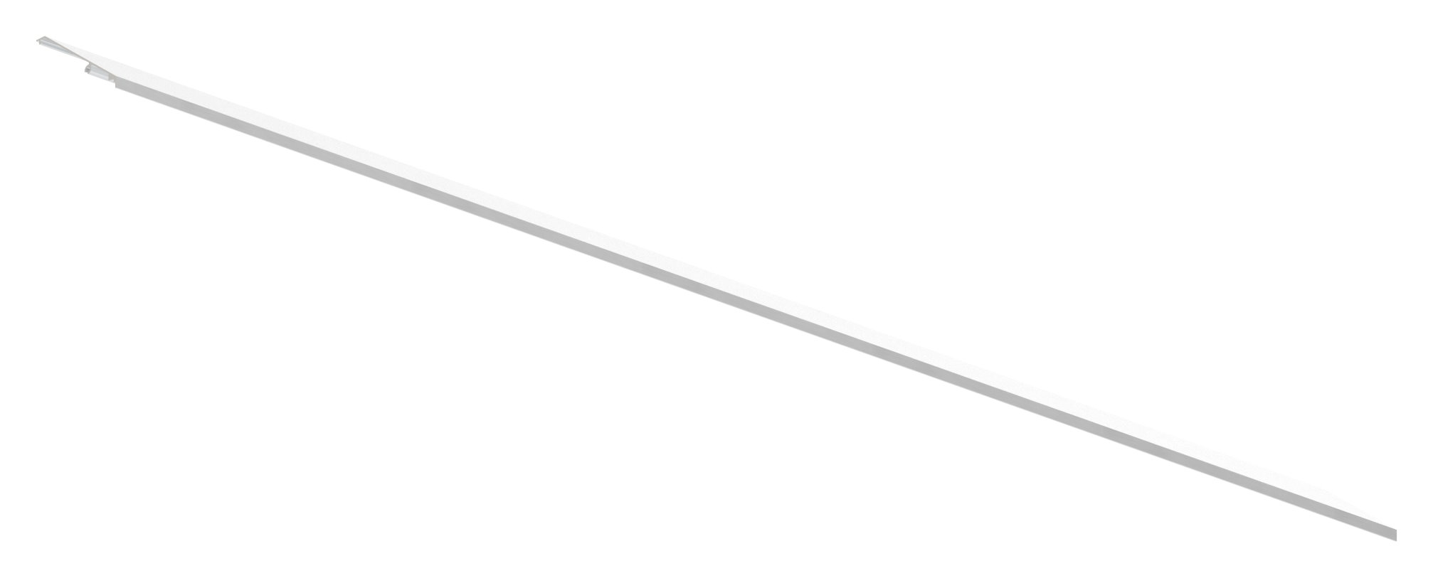Design-Abdeckung für eleganza canopy, L: 1405mm, Aluminium E4/EV1 Design-Abdeckung für eleganza canopy, L: 1405mm, Aluminium E4/EV1