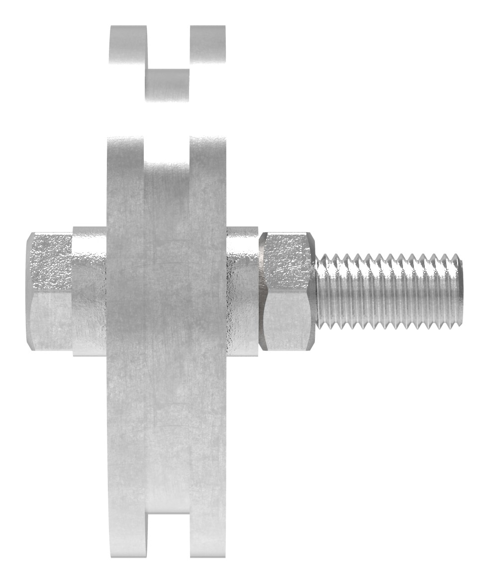 Schiebetorrolle mit U-Rille