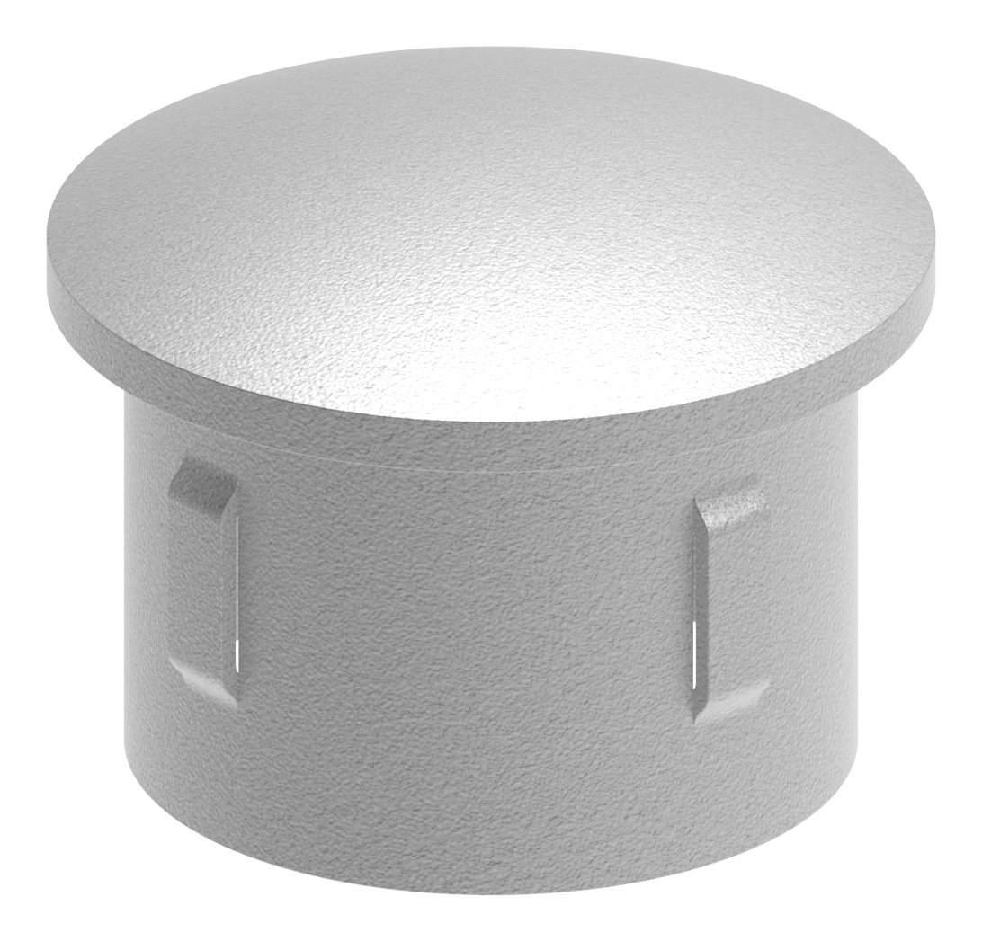 Stahleinschlagkappe, für Rohr 42,4mm, verzinkt