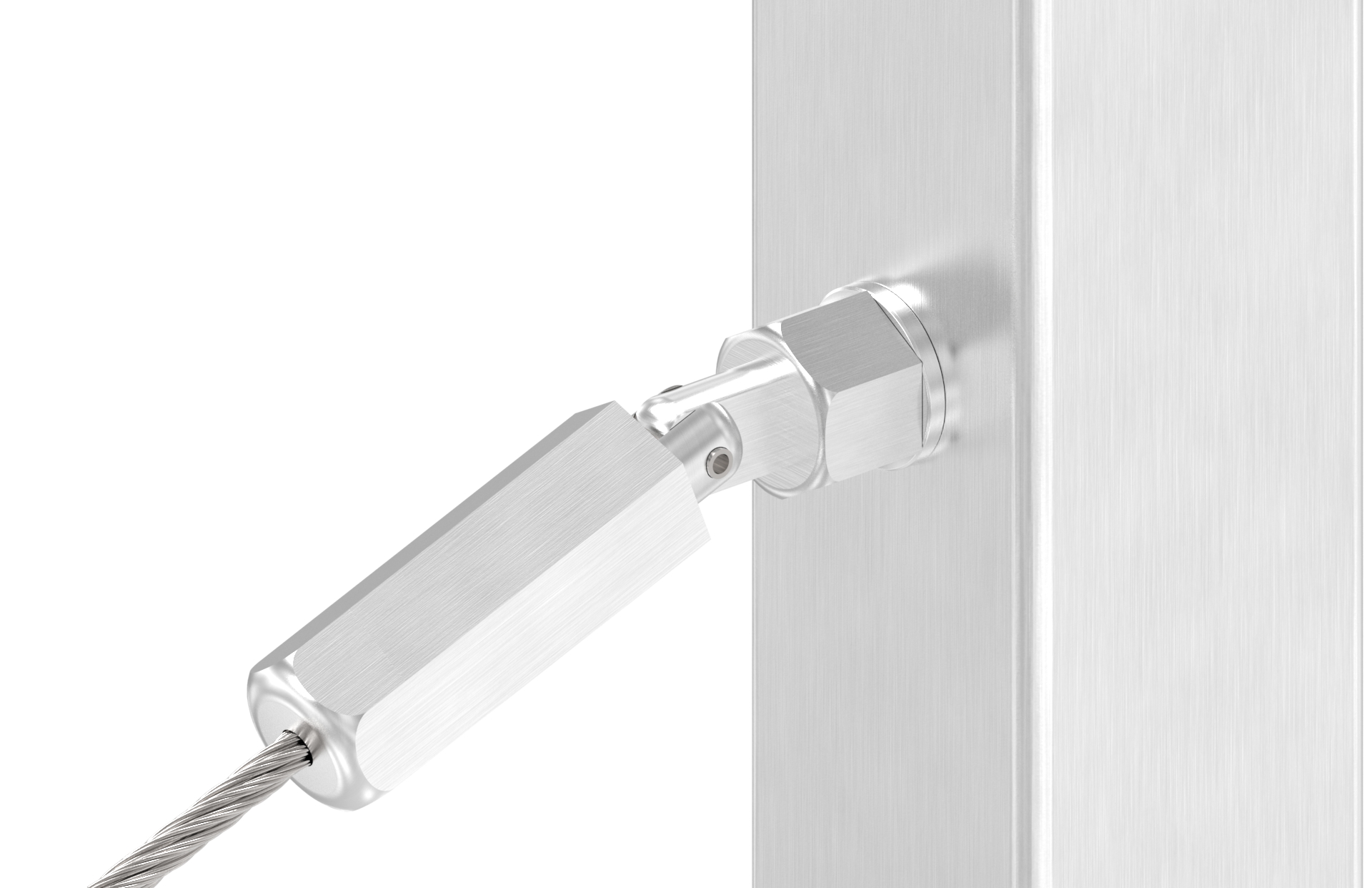 Gewindeterminal zur Selbstmontage, Seil 5mm, V2A Gewindeterminal zur Selbstmontage, Seil 5mm, V2A
