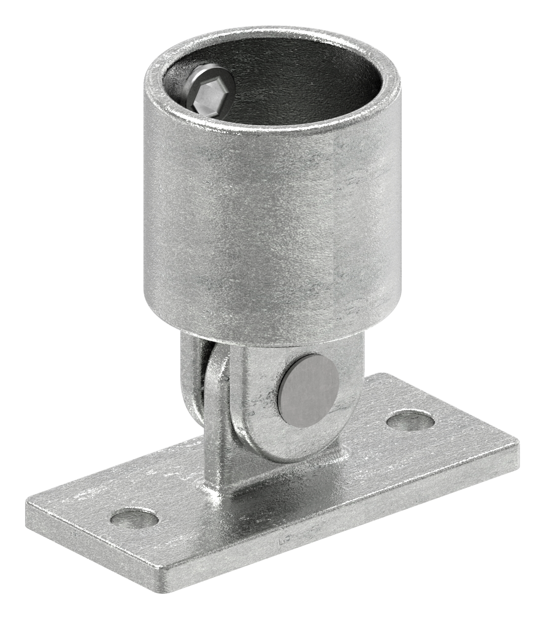 Wandhalter verst. mit 2 Bohrungen, für Rohr Ø 48,3mm