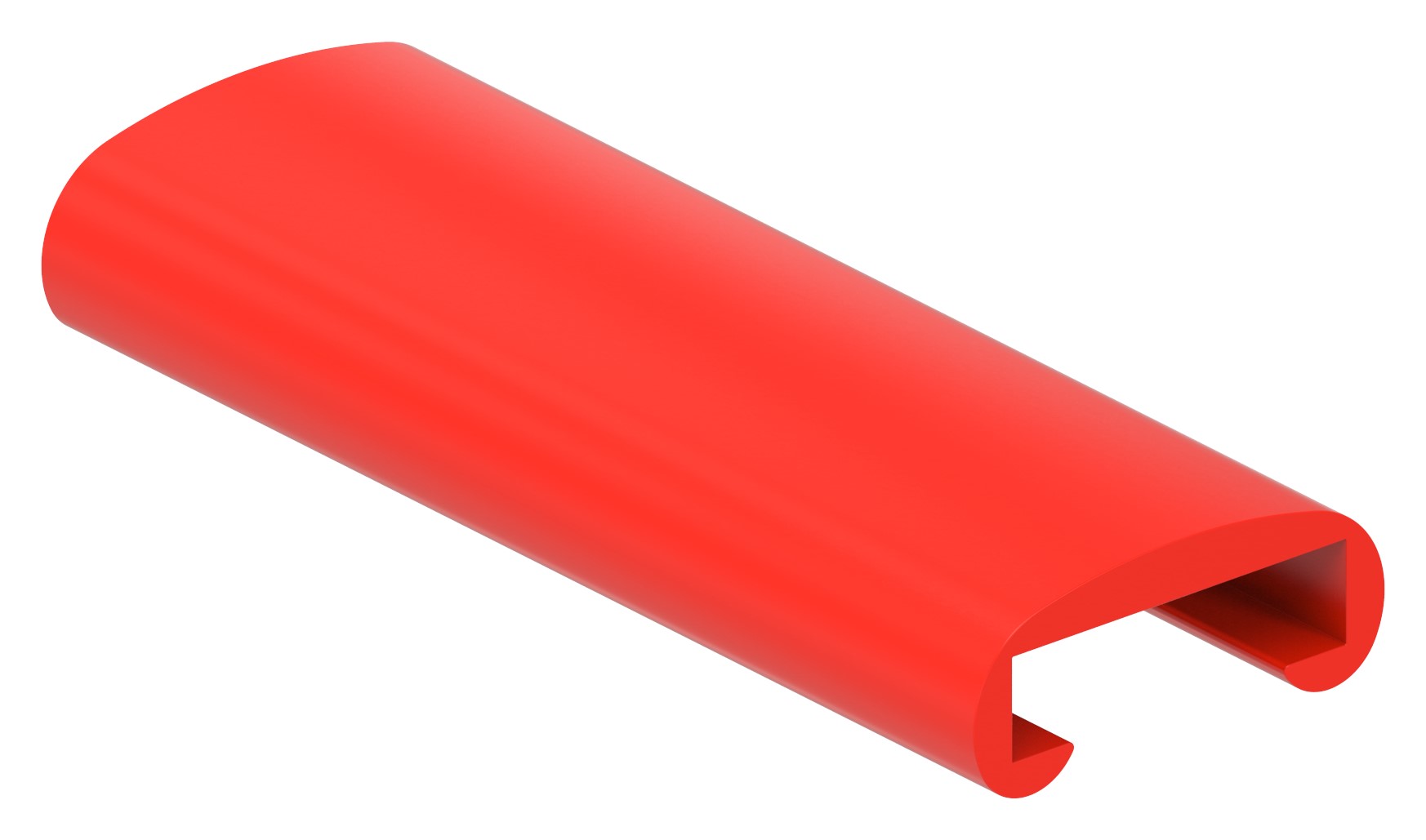 Kunststoffhandlauf 30x8mm; Rot