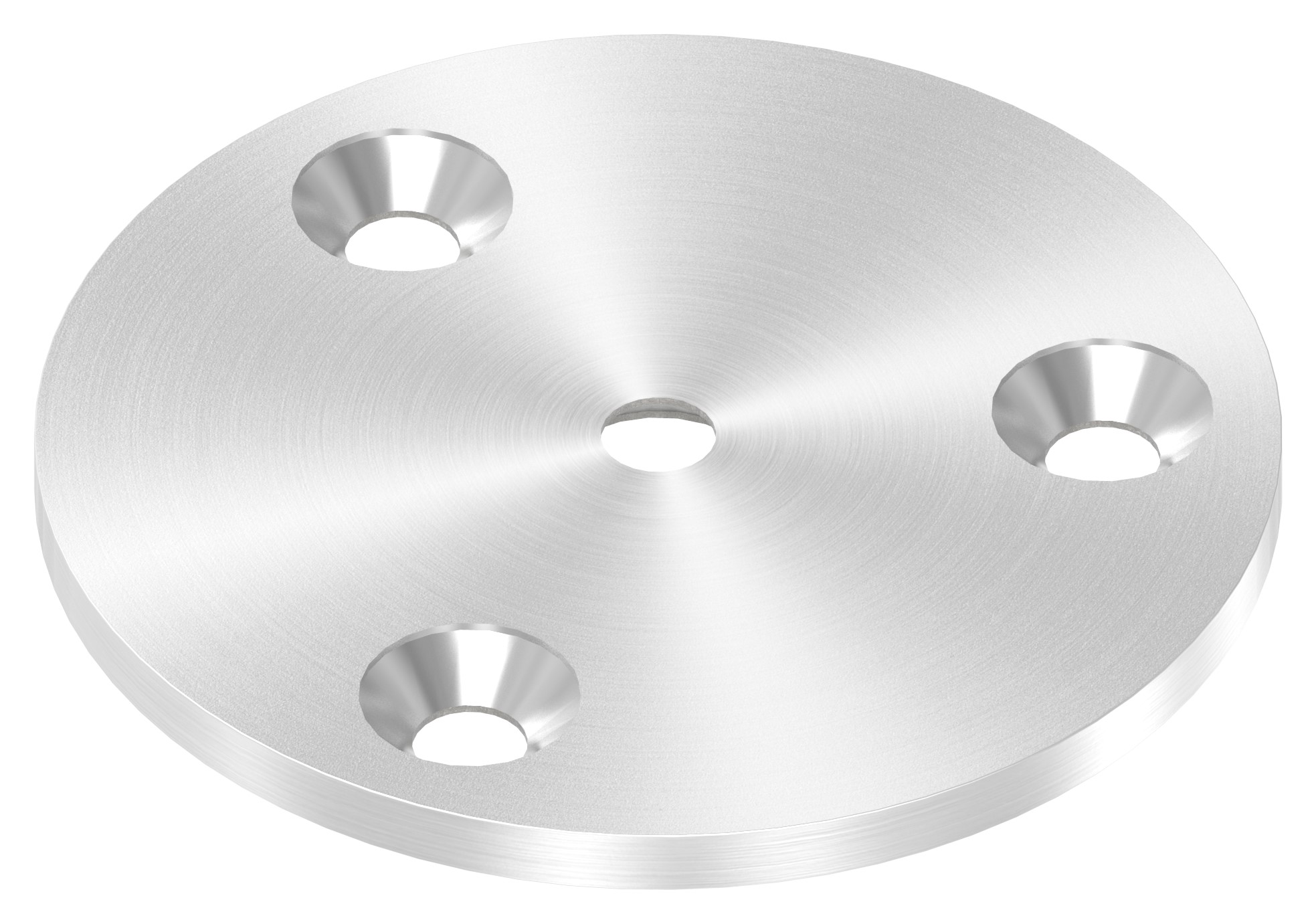 Ronde, Ø 70x4mm, mit Rundschliff, V2A