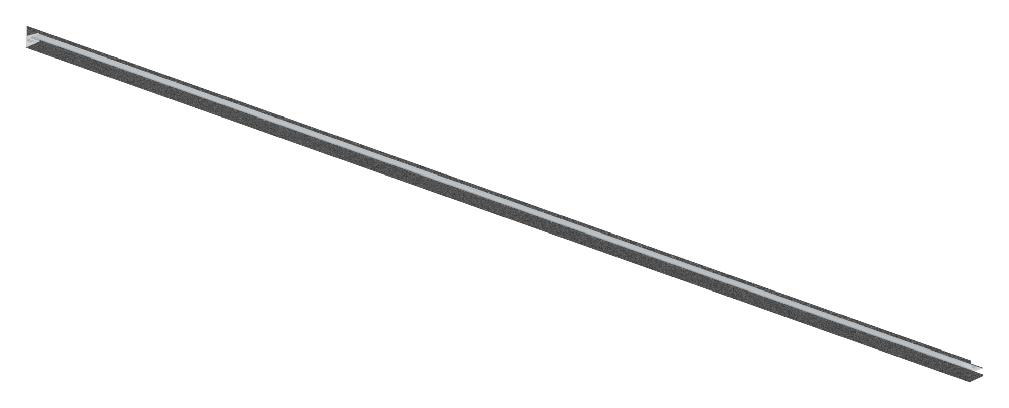 Vordachprofil eleganza canopy, L: 6000mm, DB703 Vordachprofil eleganza canopy, L: 6000mm, DB703