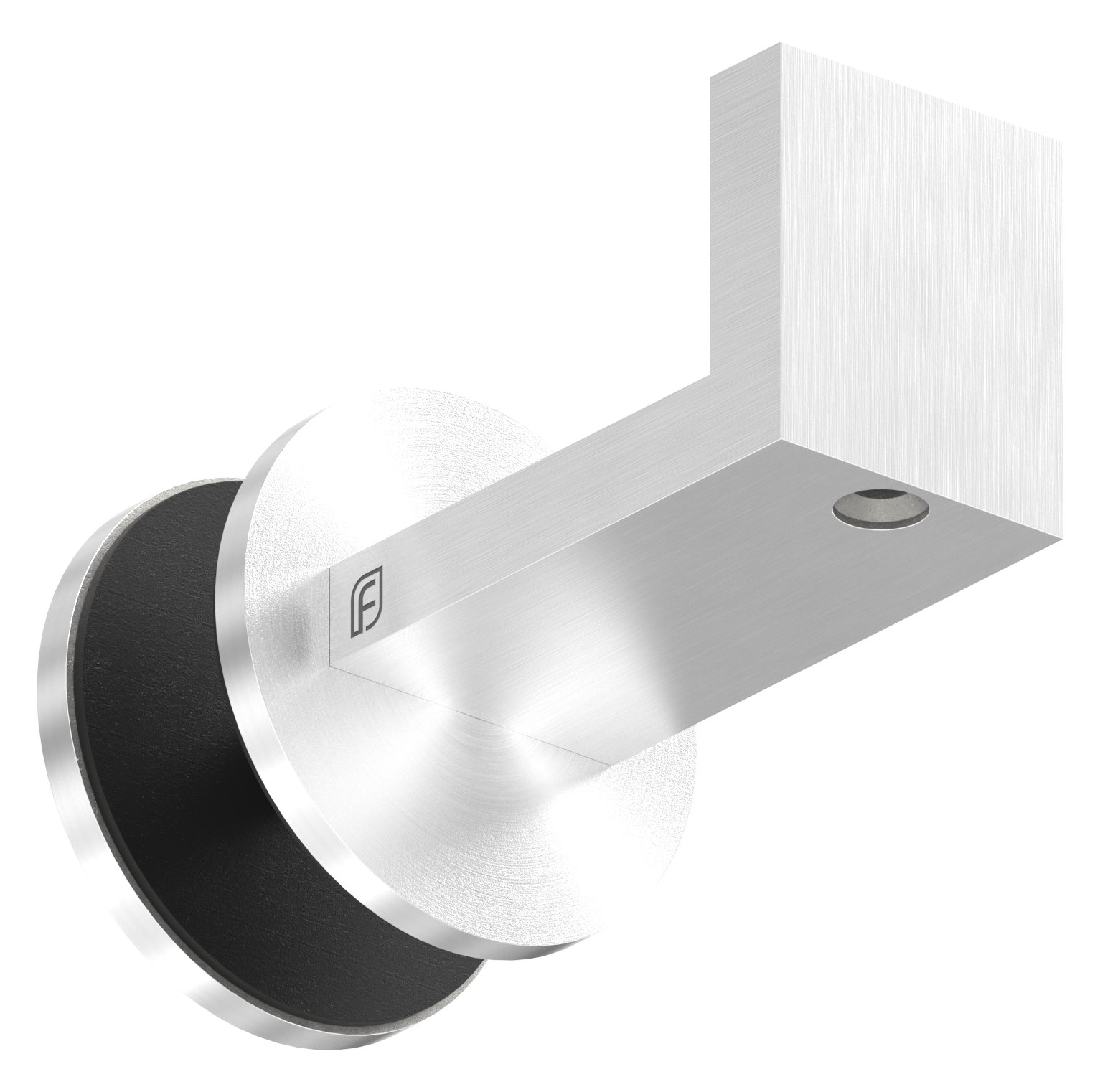 Sensa Design 1, flacher Anschluss, für Montage an Glas, V2A