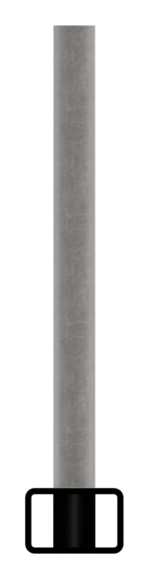 Rechteckrohr S235JR, 30x20x2mm, gelocht, L: 3000mm Rechteckrohr S235JR, 30x20x2mm, gelocht, L: 3000mm