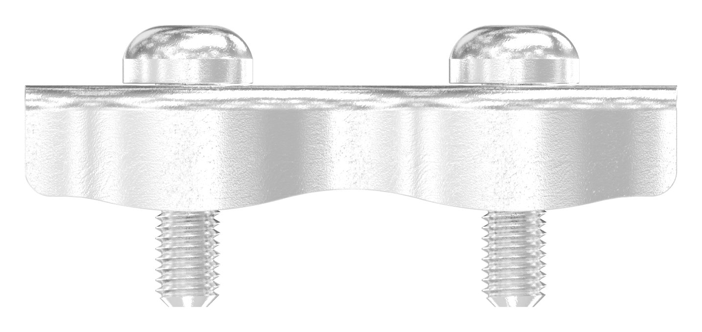 Duplexklemmen für Seil 5mm, V4A Duplexklemmen für Seil 5mm, V4A