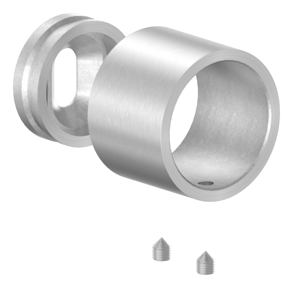 Wandbefestigung für Rohr 33,7mm, V4A