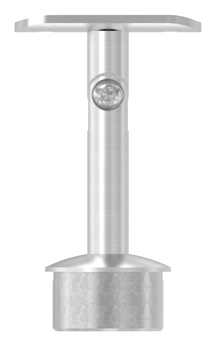 Rohrabschlussstopfen für Rohr 42,4x2,5mm, Handlaufanschlussplatte: 42,4mm, V2A