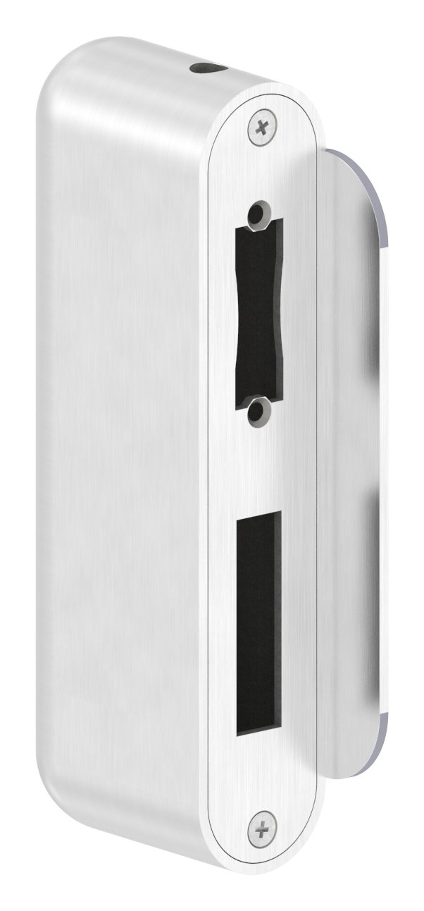 Edelstahlgegenkasten abgerundet für Abstand 72mm, für Schloss # 59103-240,78.2x42.4x208.4mm, V2A Edelstahlgegenkasten abgerundet für Abstand 72mm, für Schloss # 59103-240,78.2x42.4x208.4mm, V2A