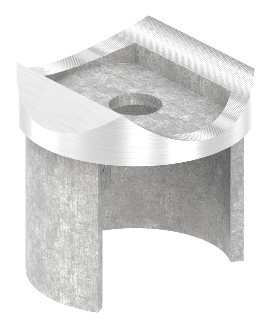 Adapter für Nutrohr-Anschluss 42,4mm, V2A Adapter für Nutrohr-Anschluss 42,4mm, V2A