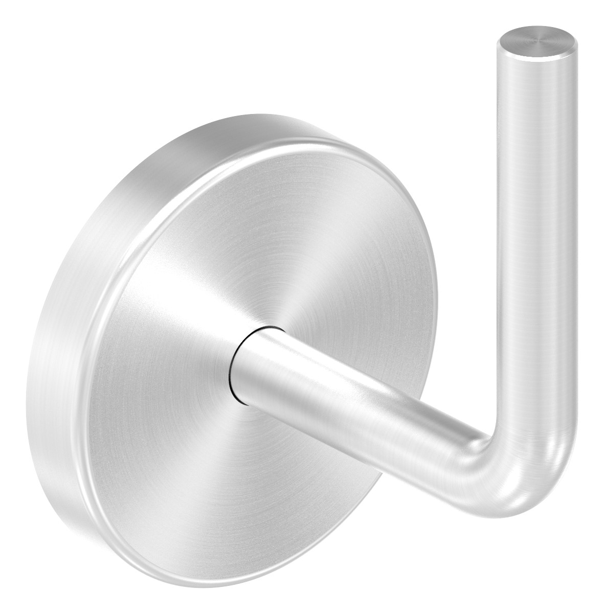 Handlaufhalter zum Anschweißen + Abdeckrosette (Ronde und Bügel verschweißt), V2A