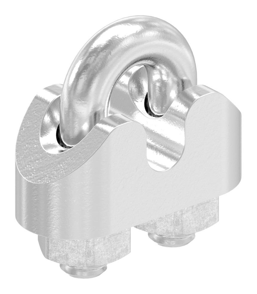 Drahtseilklemmen für Seil 3mm, V4A Drahtseilklemmen für Seil 3mm, V4A