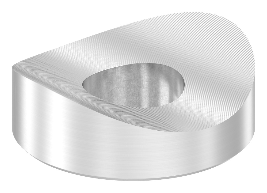 Ausgleichsstück (ohne Senkung) für Rohr 42,4mm, Ø 25mm, V4A