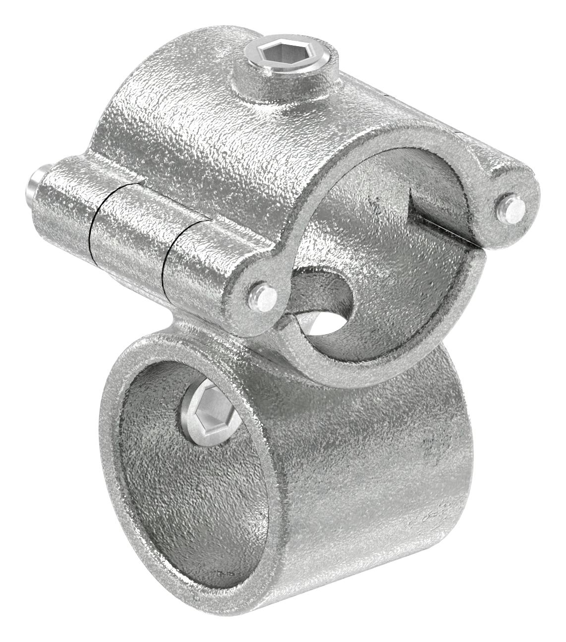 Kreuzverbinder aufklappbar, für Rohr Ø 42,4mm