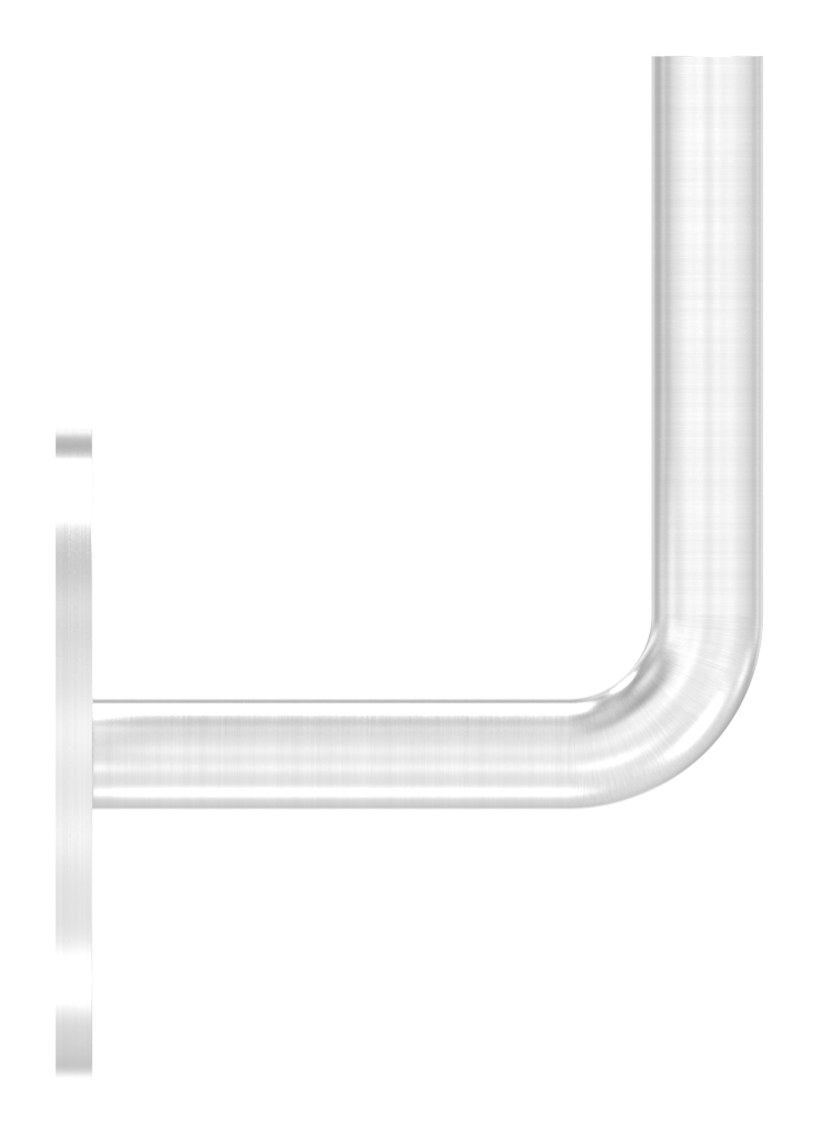 Handlaufhalter zum Anschweißen (Ronde und Bügel verschweißt), V2A