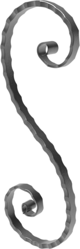 S-Schnörkel 16x8mm, 390x140mm, RE