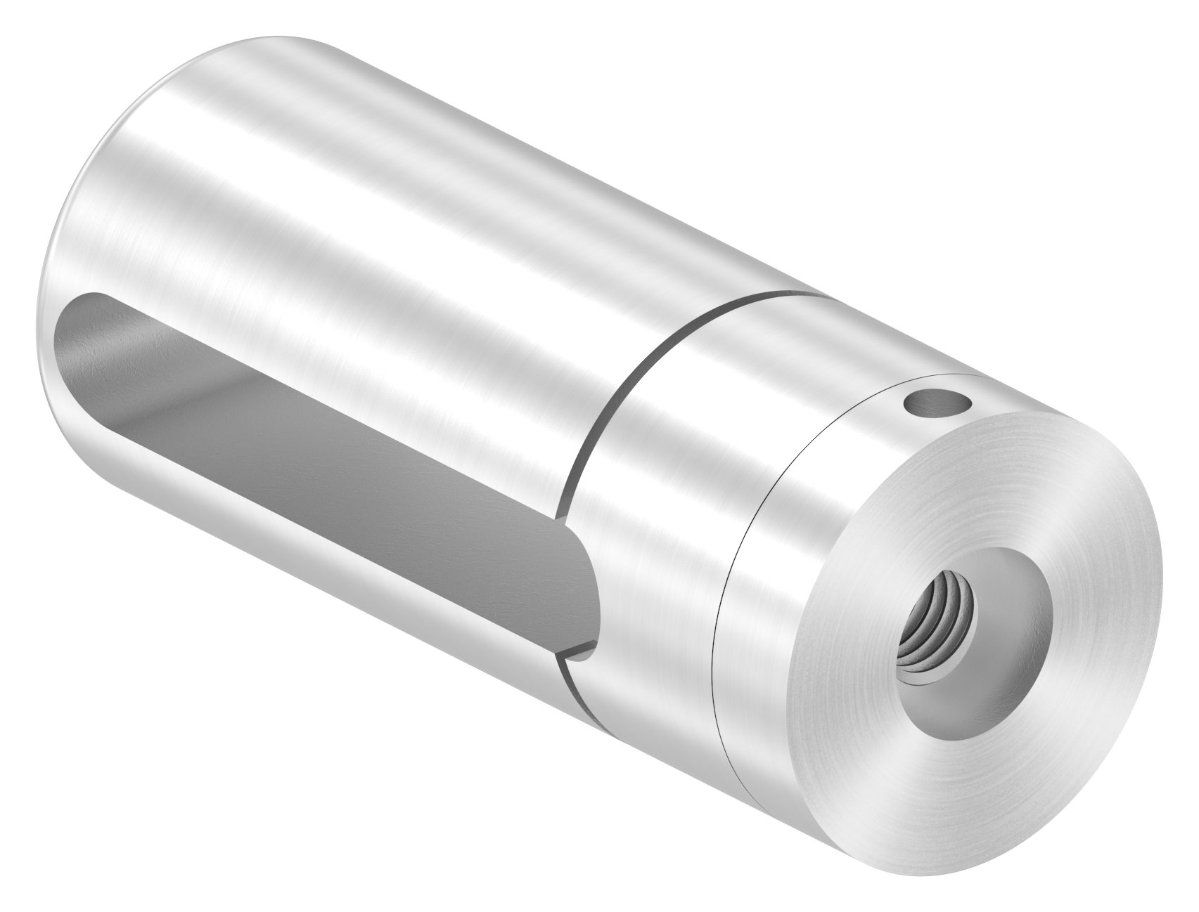 Brenk Grundhalter für Flachstäbe 50x8mm, ALU