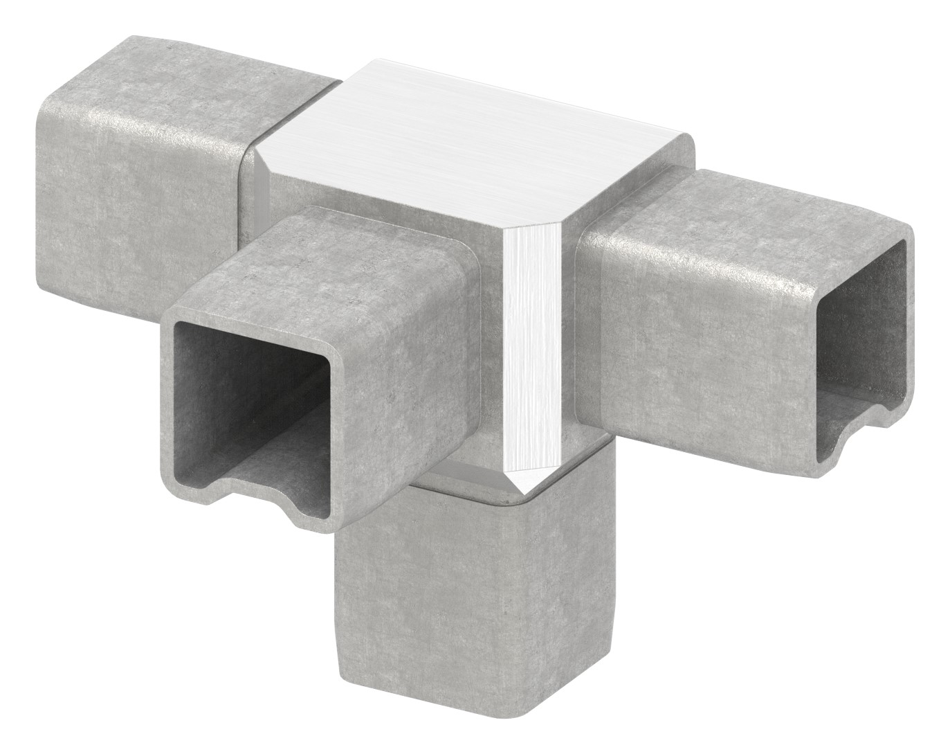 Verbinder für Rohr 25x25x2,00mm, V4A