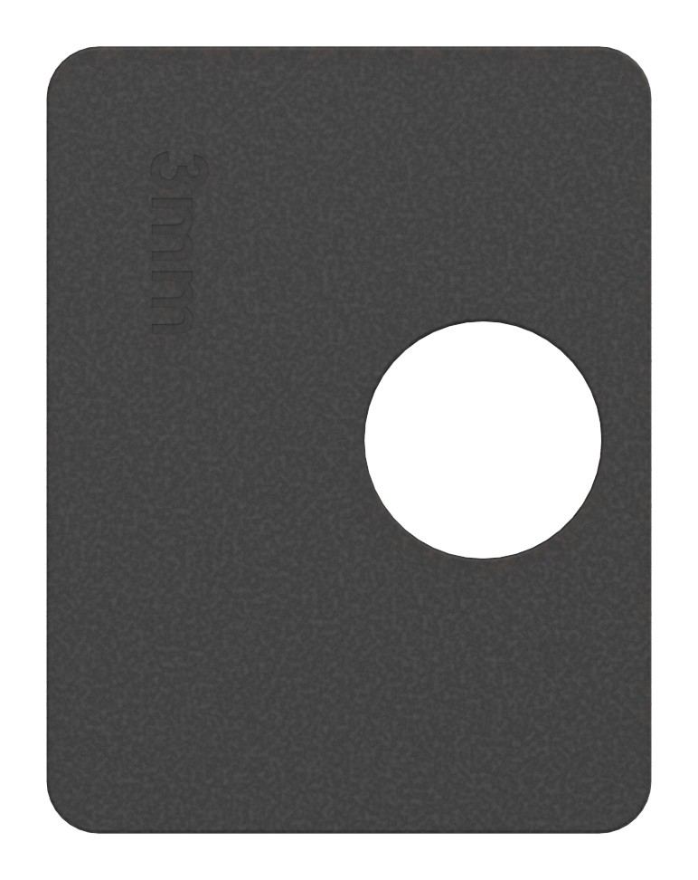 Gummi für Mod. 34, Blech 3,0 mm