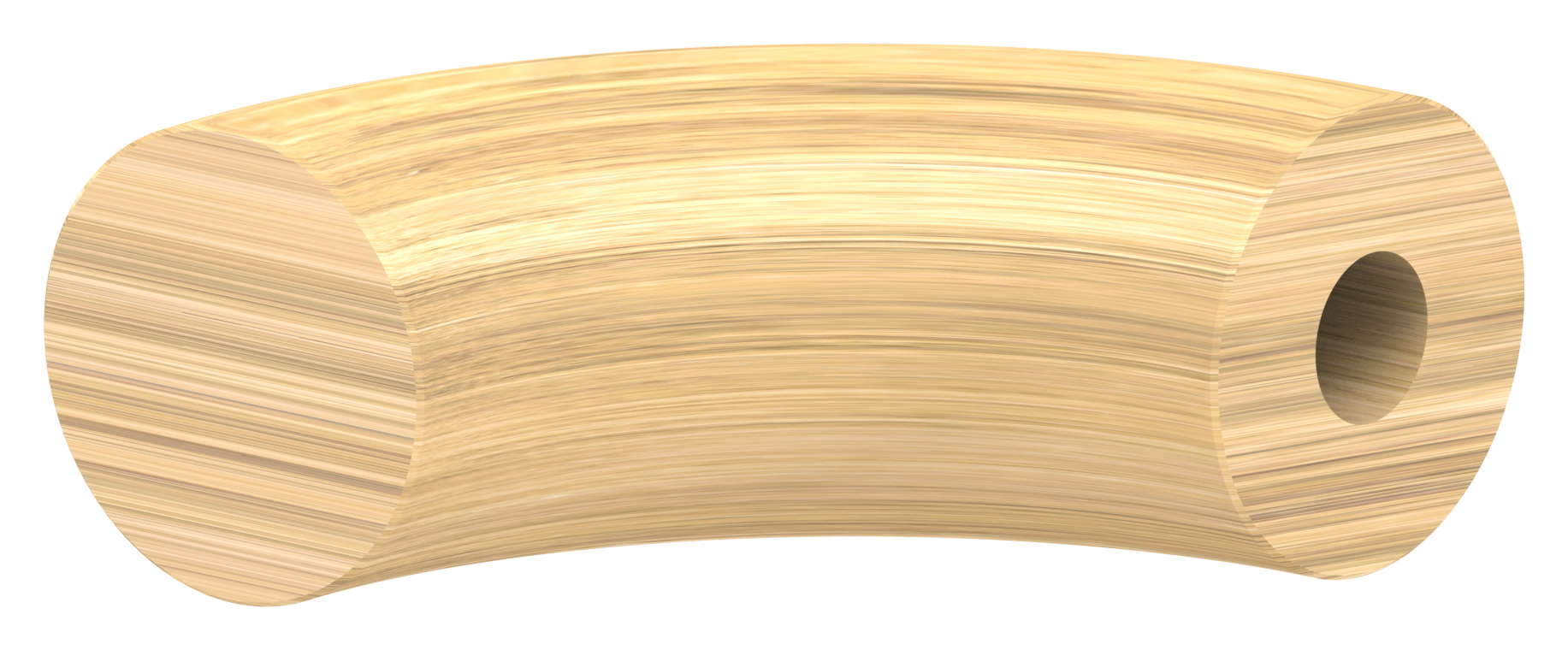 90° Bogen für Holzhandlauf Eiche, Ø 42,4mm