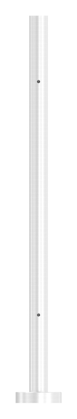 Edelstahlpfosten V2A zur Bodenmontage, H: 880mm